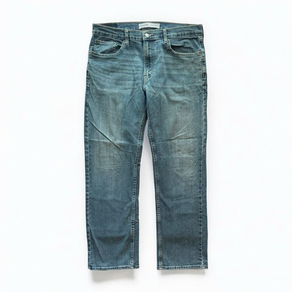 Levi's Men's Relaxed Denim Jeans 34x32 Medium Wash Blue 5-Pocket